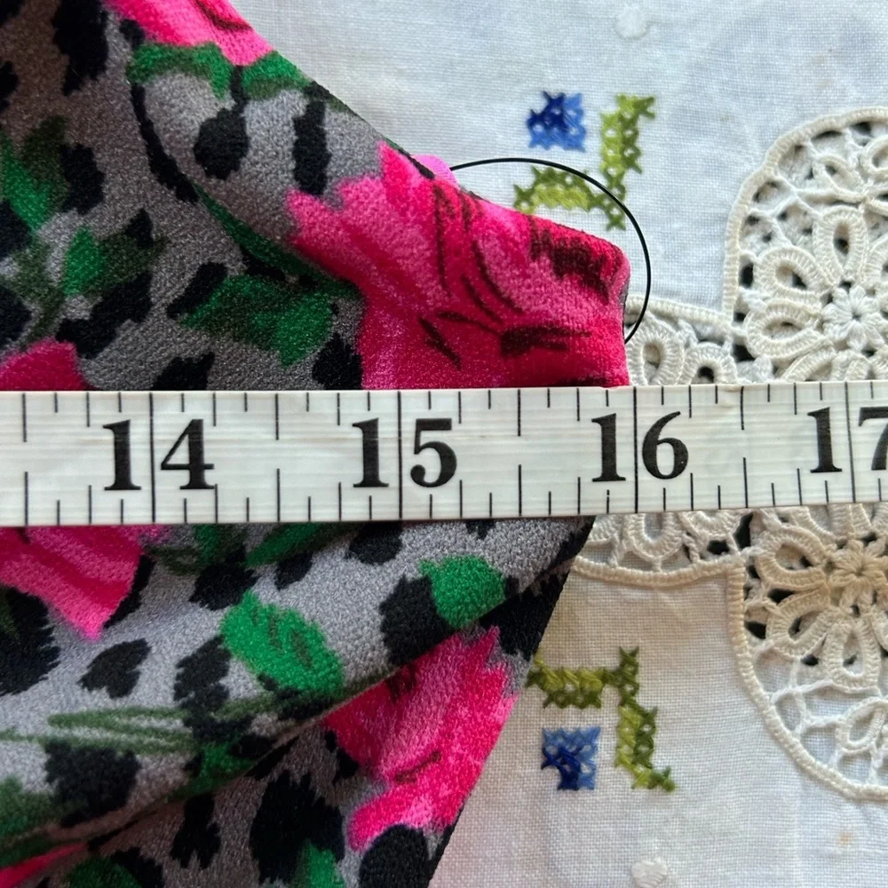 BETSY JOHNSON  floral spaghetti stripes bodycon dress NWT sz 4 - Picture 11 of 15